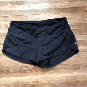 Lululemon Black Running shorts Size 6